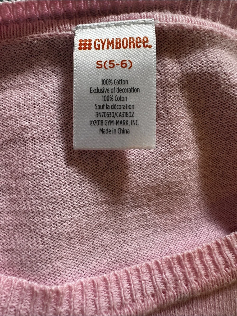 Gymboree Pink Ruffle Shoulder Unicorn Sweatershirt